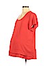 Rosie Pope Orange Short Sleeve Blouse Size L - photo 1