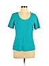 Cable & Gauge Blue Short Sleeve Top Size XL - photo 1