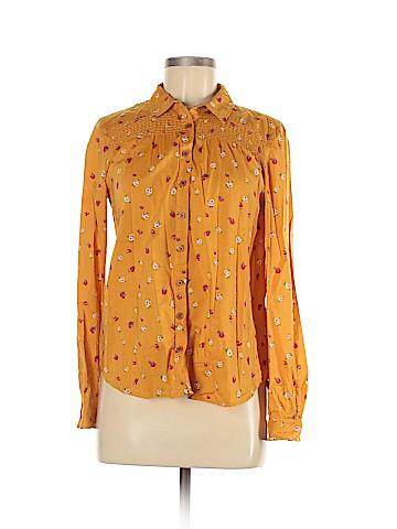 Maeve by Anthropologie Long Sleeve Button-Down Shirt (view 1)