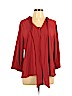 Valerie Stevens Red 3/4 Sleeve Blouse Size XL - photo 1