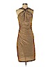 David Meister 100% Polyester Gold Cocktail Dress Size 4 - photo 1