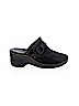 B O C Born Concepts 100% Leather Black Mule/Clog Size 8 - photo 1