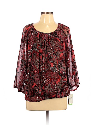 Cathy Daniels 3/4 Sleeve Blouse (view 1)