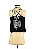 Patrons of Peace 100% Rayon Black Tank Top Size XS - photo 2