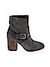 Isola 100% Leather Gray Ankle Boots Size 8 1/2 - photo 1