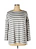 Ava & Viv Gray Long Sleeve T-Shirt Size 1X - photo 1