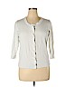 14th & Union White Cardigan Size 1X - photo 1