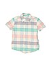 Carter's 100% Cotton Green Short Sleeve Button-Down Shirt Size 5T - photo 1