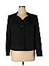 Le Suit 100% Polyester Black Jacket Size 16 (petite) - photo 1