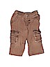 Old Navy 100% Cotton Solid Brown Cargo Pants 9-12 MO / 12 MO - photo 1