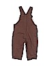 Carter's 100% Cotton Graphic Brown Overalls 3-6 MO / 6 MO - photo 2
