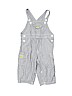 Unbranded 100% Cotton Gray Overalls Size 6-9 mo - photo 1