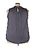 Torrid 100% Rayon Blue Sleeveless Blouse Size 3X Plus (3) - photo 2