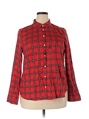 J. Crew Factory Store Long Sleeve Button-Down Shirt (view 1)