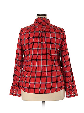 J. Crew Factory Store Long Sleeve Button-Down Shirt (view 2)