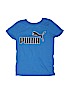 Puma Graphic Blue Short Sleeve T-Shirt Size 7 - photo 1