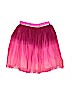 Garnet Hill 100% Polyester Solid Pink Skirt Size L (kids) - photo 1