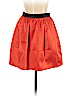 H&M 100% Polyester Orange Casual Skirt Size 6 - photo 1