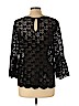 H&M Black 3/4 Sleeve Blouse Size L - photo 2