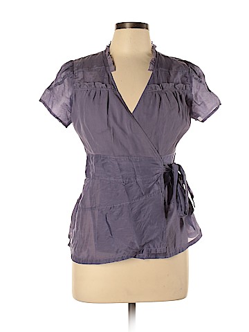 Banana Republic Factory Store Short Sleeve Blouse (view 1)