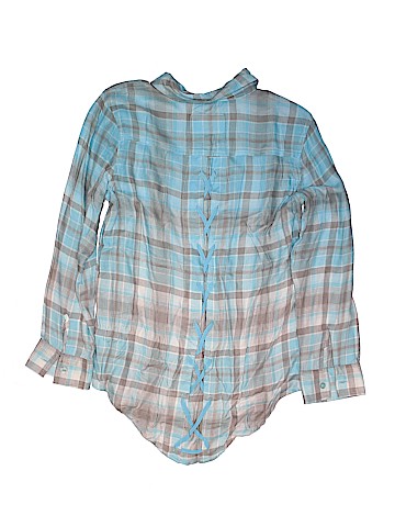 Justice Long Sleeve Button-Down Shirt (view 2)