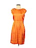 Tocca 100% Silk Orange Cocktail Dress Size 6 - photo 1