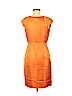 Tocca 100% Silk Orange Cocktail Dress Size 6 - photo 2
