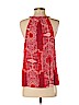 Lucky Brand 100% Rayon Red Sleeveless Blouse Size S - photo 2