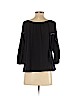 Free People 100% Cotton Black 3/4 Sleeve Top Size XS - photo 2