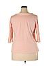 Merona 100% Cotton Pink 3/4 Sleeve Top Size XXL - photo 2