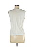 Club Monaco 100% Linen White Sleeveless T-Shirt Size M - photo 2