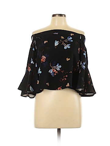 Topshop Long Sleeve Blouse (view 1)