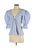 Petersyn 100% Cotton Blue 3/4 Sleeve Blouse Size XS - photo 1