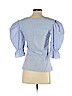 Petersyn 100% Cotton Blue 3/4 Sleeve Blouse Size XS - photo 2