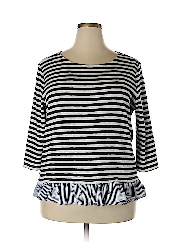 Talbots 3/4 Sleeve Top (view 1)