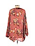 Jolt 100% Rayon Burgundy Kimono Size S - photo 2