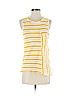 a loves a 100% Linen Yellow Sleeveless Top Size S - photo 1
