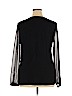 Gap 100% Rayon Black Long Sleeve Blouse Size XL - photo 2