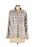 American Eagle Outfitters Gray Long Sleeve Button-Down Shirt Size M - photo 1