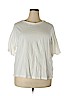 ASOS 100% Cotton White Short Sleeve T-Shirt Size 18 - photo 1