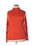 Lauren by Ralph Lauren 100% Cotton Orange Long Sleeve Turtleneck Size XXL - photo 1