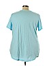 Lane Bryant 100% Cotton Blue Short Sleeve T-Shirt Size 28 - 26 Plus - photo 2