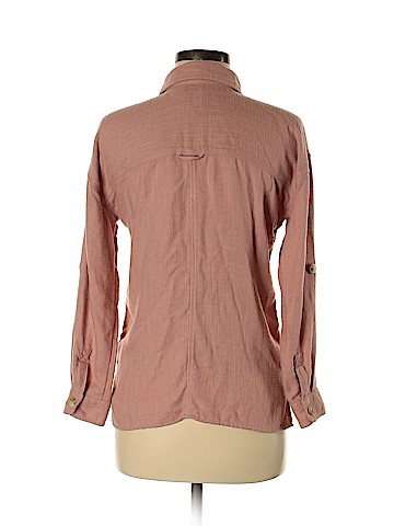 American Eagle Outfitters Long Sleeve Button-Down Shirt (view 2)