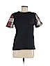 Zara 100% Cotton Black Short Sleeve Top Size M - photo 1