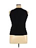 White House Black Market Black Sleeveless Top Size XL - photo 2