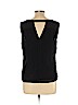 Laundry by Shelli Segal Black Sleeveless Blouse Size L - photo 2