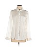 Aerie 100% Lyocell White Long Sleeve Button-Down Shirt Size M - photo 1