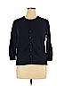 Ann Taylor LOFT 100% Cotton Blue Cardigan Size XL - photo 1