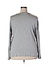 Ava & Viv 100% Cotton Gray Long Sleeve T-Shirt Size XXL - photo 2