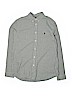 Polo by Ralph Lauren 100% Cotton Solid Green Long Sleeve Button-Down Shirt Size XL (youth) - photo 1